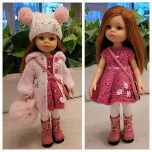 Exquiste New Paola Reina Doll Package. A Cute Little Sister for 18 Inch Dolls